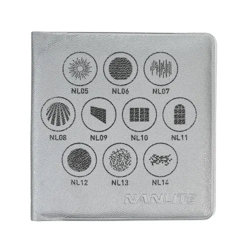 Nanlite FM mount Projection Attachment GOBO Set 1 (10pcs) (AS-GB-FMM-SET1)