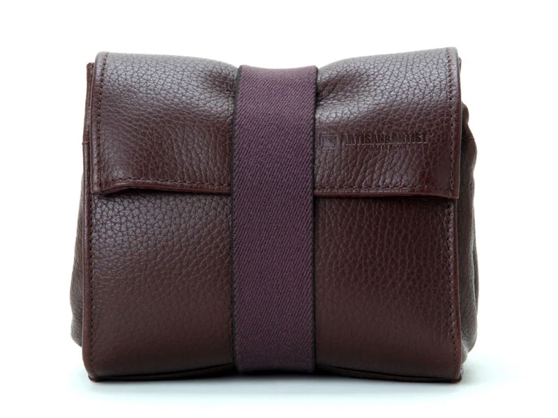 Artisan & Artist ACAM 77 soft leather pouch brown