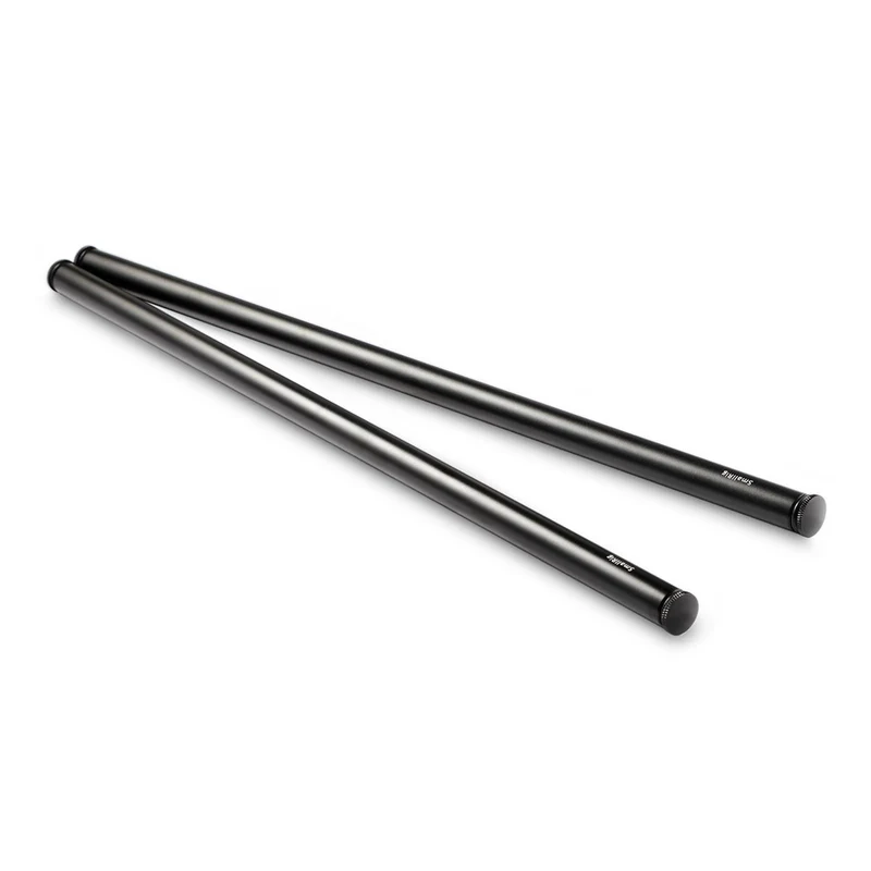 SmallRig 1054 2pcs 15mm Black Aluminum Alloy Rod (M12-40cm) 16"