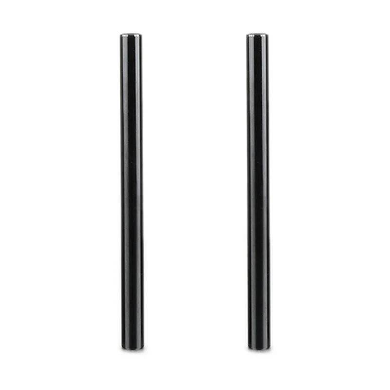 SmallRig 1051 2pcs 15mm Black Aluminum Alloy Rod (M12-20cm) 8"