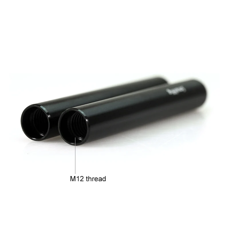 SmallRig 1049 Aluminum Alloy Pair of 15mm Rods (M12-4 inch)