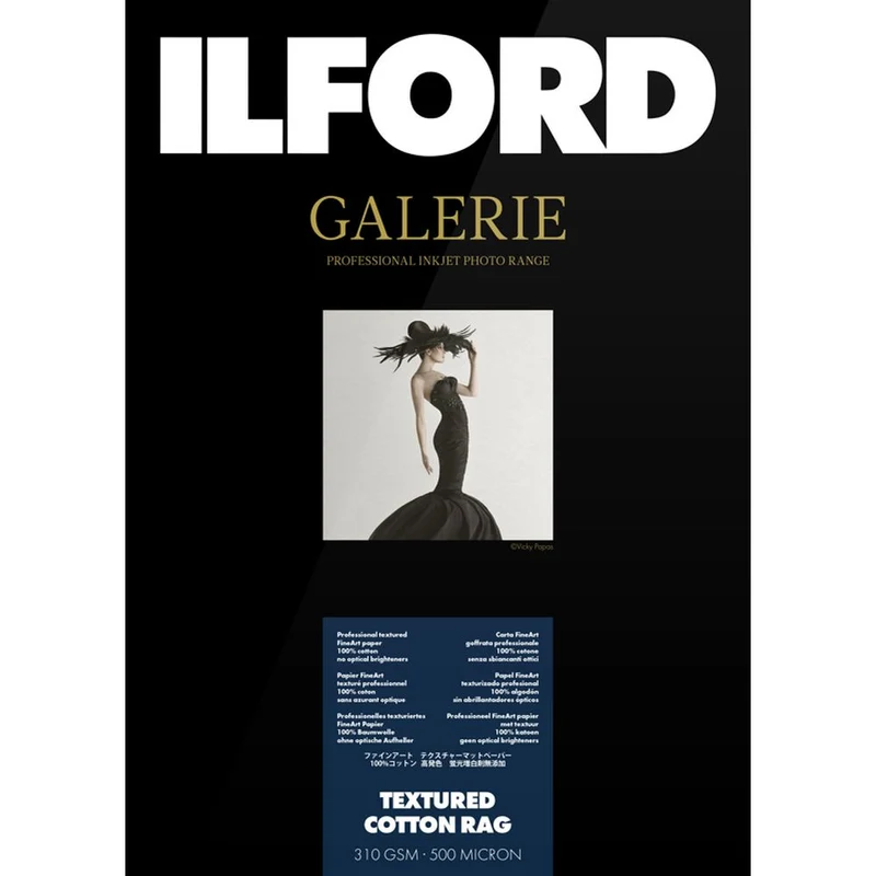 Ilford GALERIE Prestige Textured Cotton Rag A4 25 Blatt