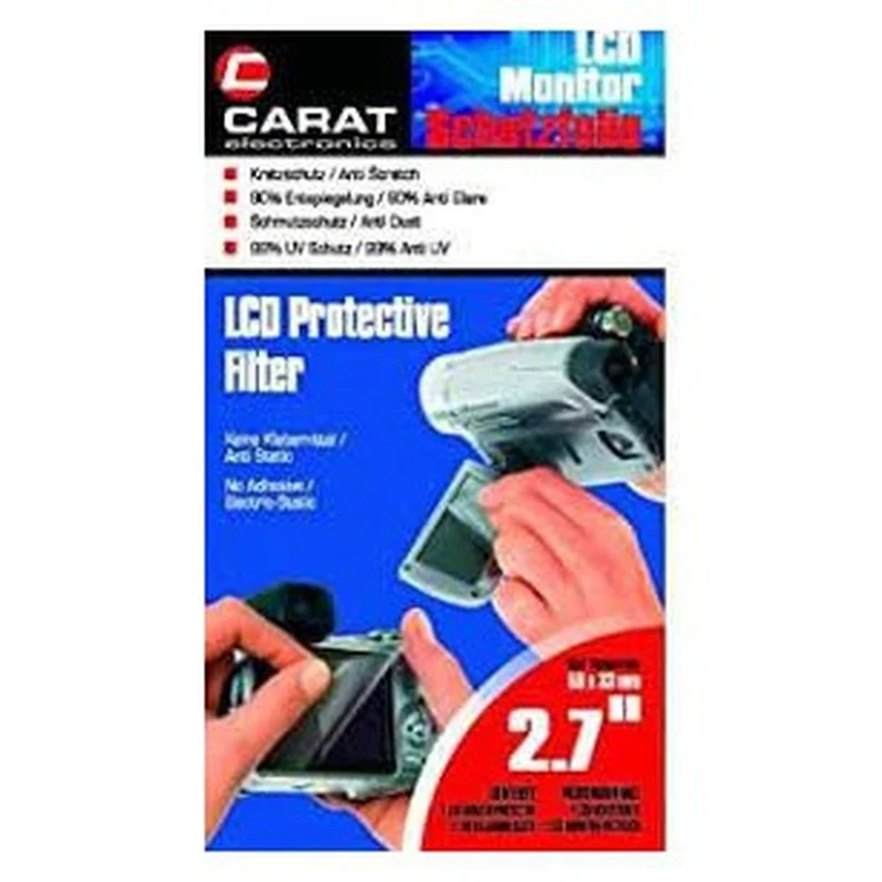 Carat Digital LCD Schutzfolie 2,7 Zoll
