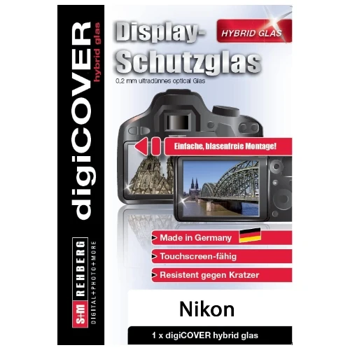 digiCover Hybridglas Nikon D610
