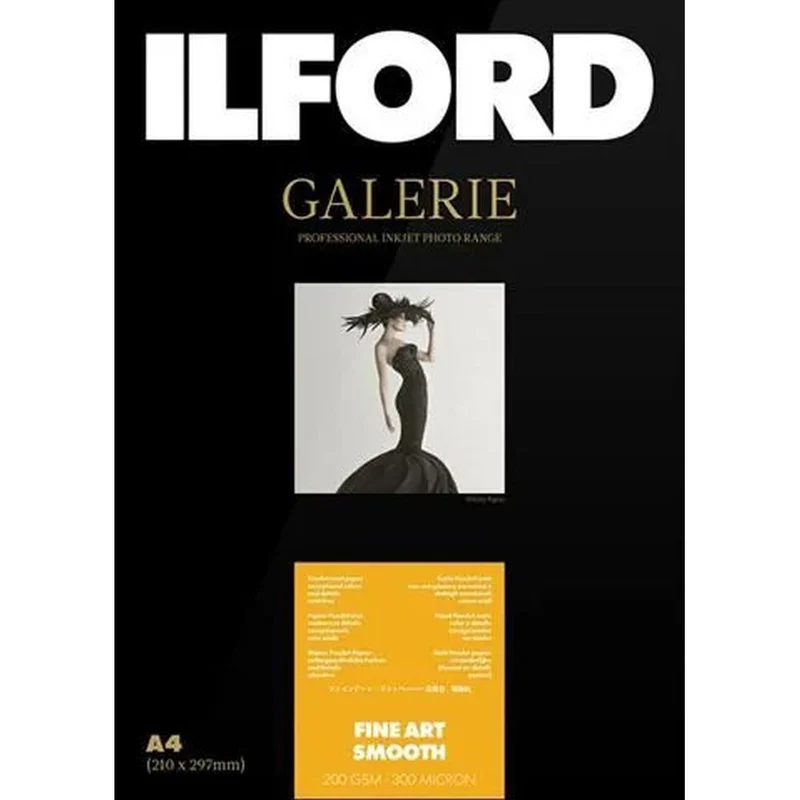 Ilford GALERIE Prestige Fine Art Glattes Papier 13x18cm 50 Blatt