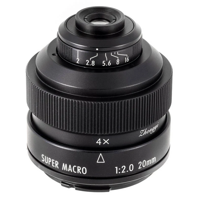Mitakon Zhongyi 20mm f/2.0 4.5X Super Macro Sony E