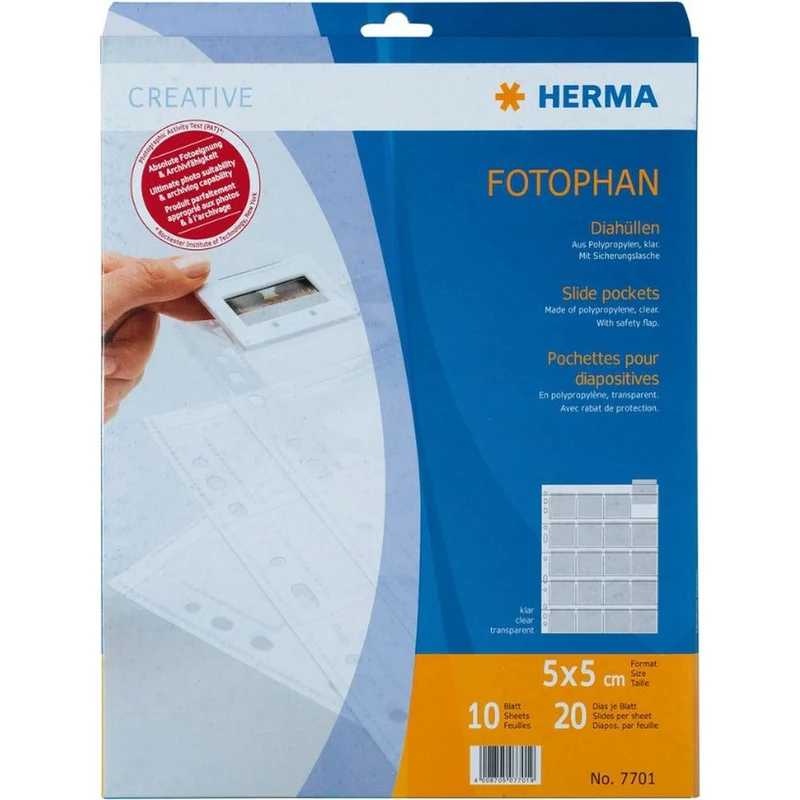 Herma Diahülle klar/matt 5x5 10 St.