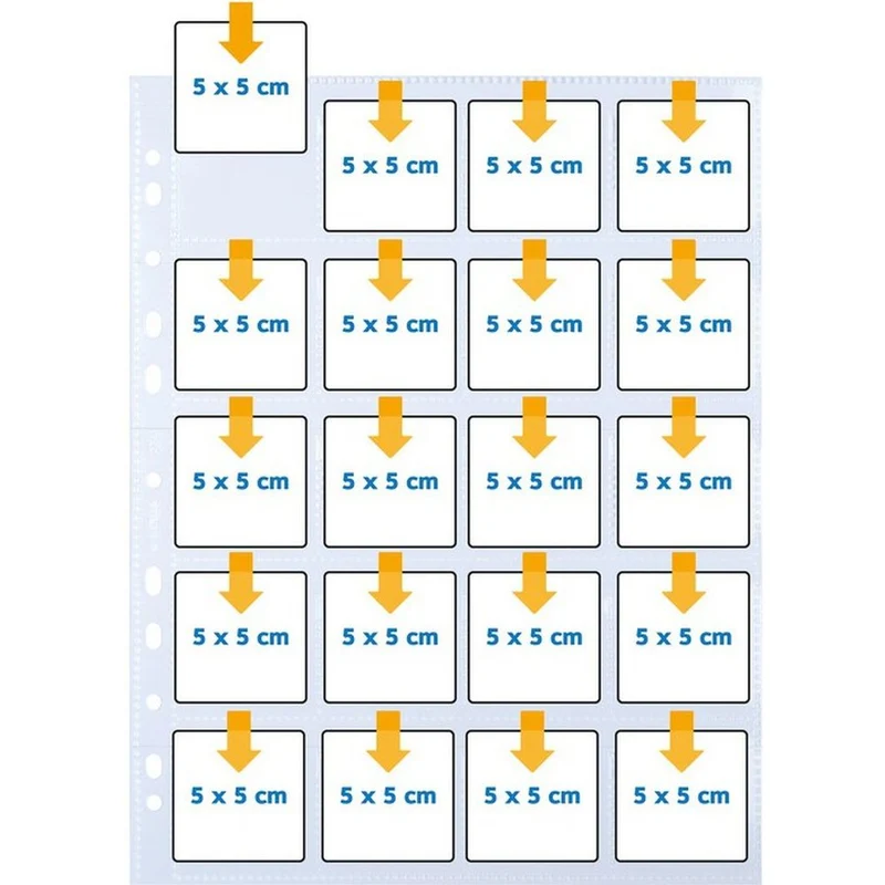 Herma Diahülle klar/matt 5x5 10 St.