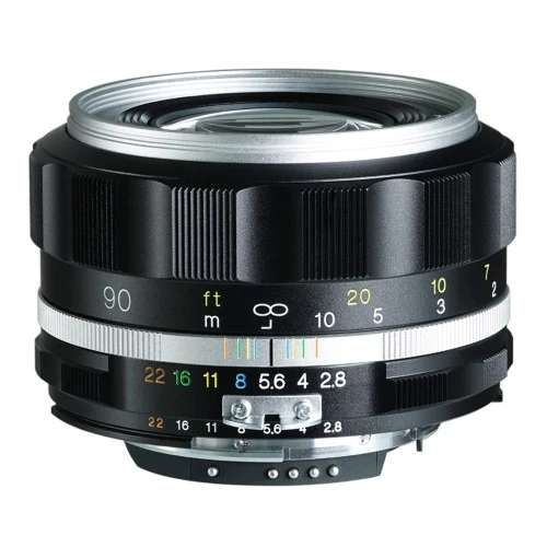 Voigtländer APO-Skopar 2,8/90mm SLII-S, Schwarz/Silber, für Nikon AI-S