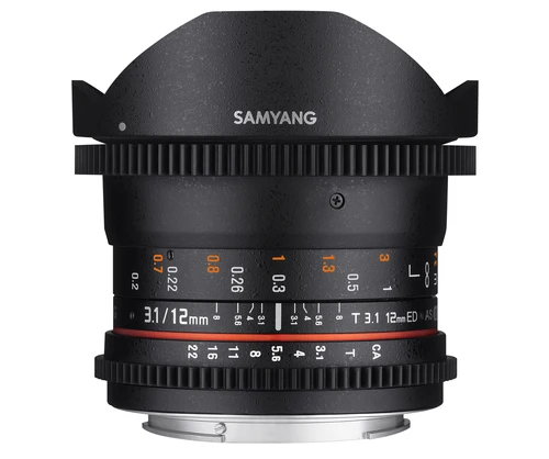 Samyang 12mm T3.1 VDSLR ED AS NCS fisheye MFT
