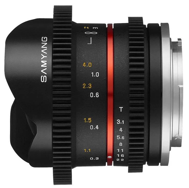 Samyang 8mm T3.1 cine UMC fisheye II Sony E-mount