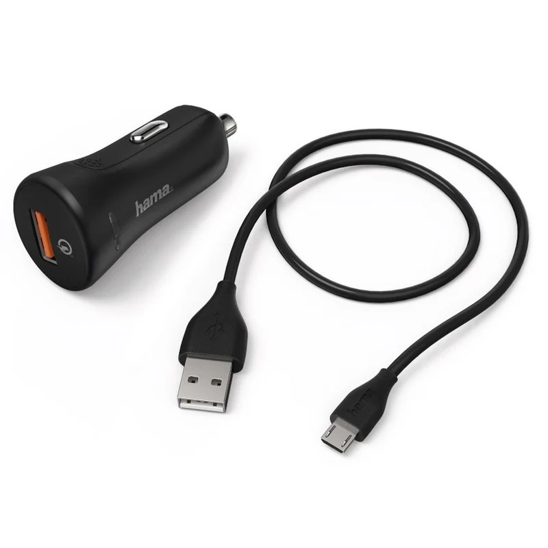 Hama Kfz-Ladeset Micro USB 3A Ladegerät QC3.0