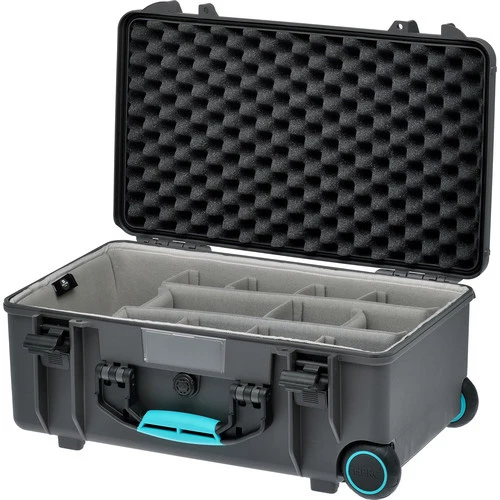 HPRC 2550W Wheeled with Second Skin Gravel Gray / Blue Bassano