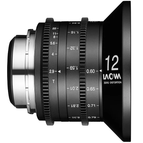Laowa 12mm t/2.9 ZERO-D Cine Lens for the Canon EF Mount