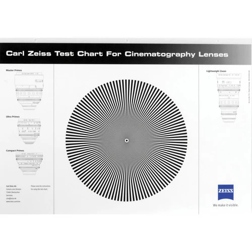 Zeiss Siemens star test chart