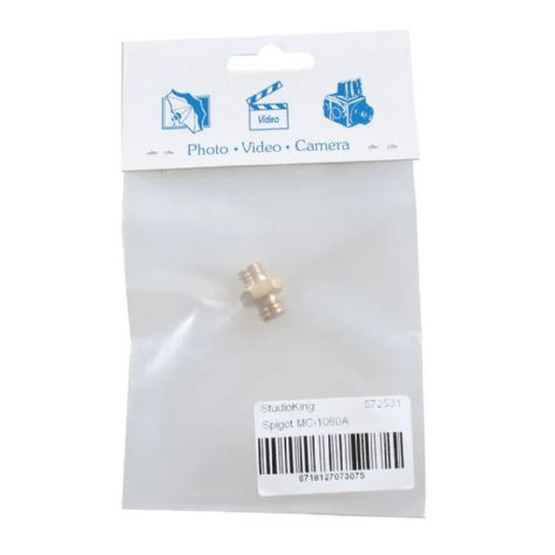 StudioKing Spigot Reducing Nipple MC-1060A 3/8" Male 3/8" Male