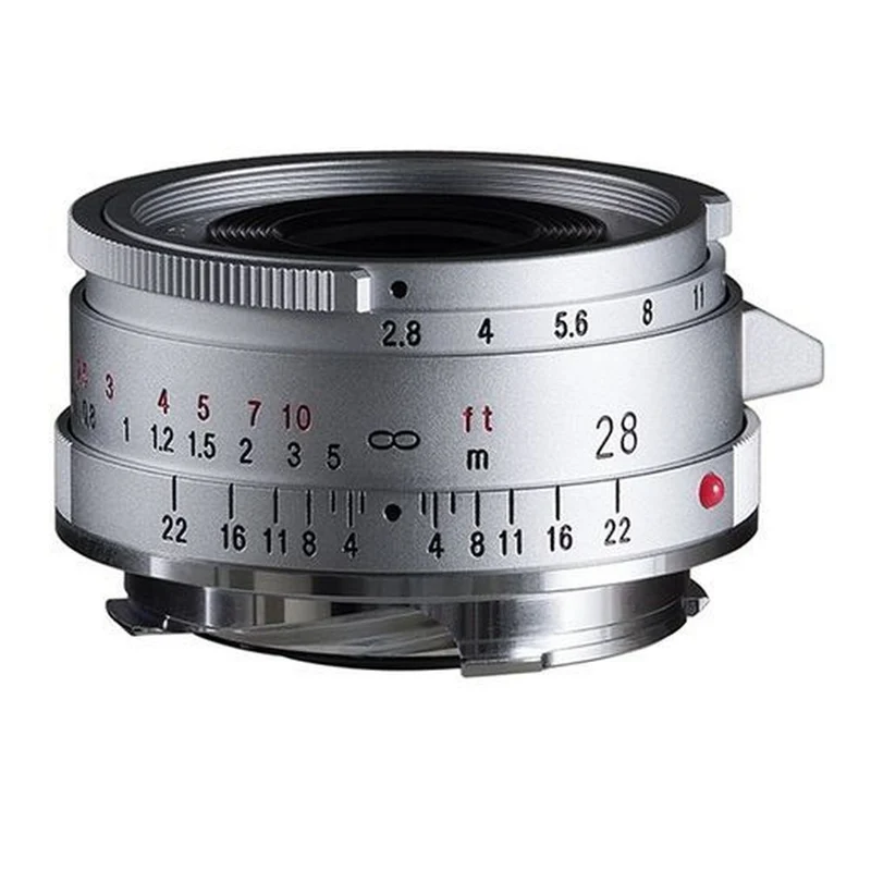 Voigtländer Color-Skopar f/2,8 28mm VM asphärisches Objektiv, Typ II, silber