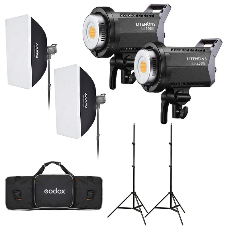 Godox Litemons LA200Bi Bi-colour Duo Kit