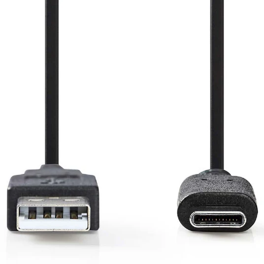 Nedis USB-A - USB C3.1 Gen2 Kabel 1,0 m schwarz