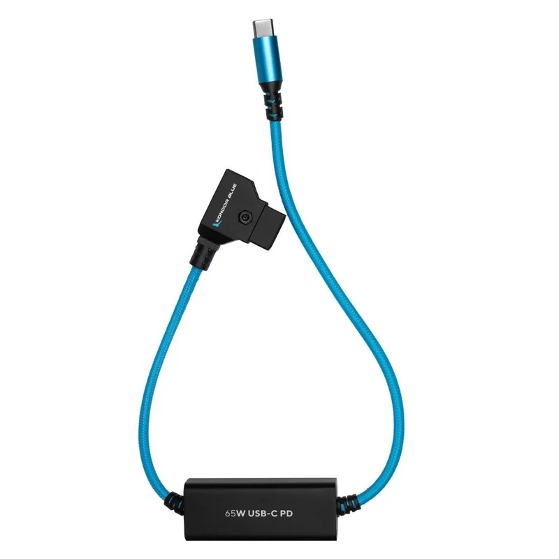 Kondor Blue 16" D-Tap zu USB C Power Delivery Kabel für R5C