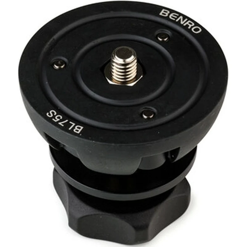 Benro BL75S 75mm Halbkugeladapter mit flachem Drehknopf