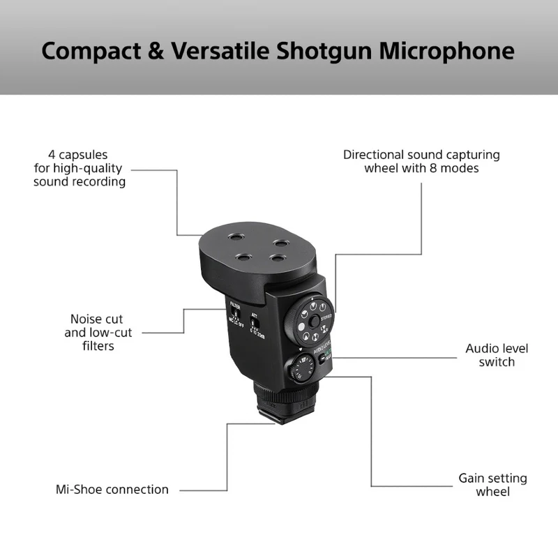 Sony shotgun ECM-M1 microphone