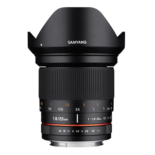 Samyang 20mm f/1.8 ED ASP UMC Pentax K