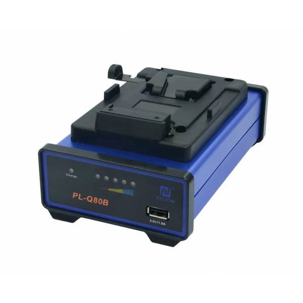 FXlion FX-PLQ80B V-Mount mono quick charger (w/ USB output)
