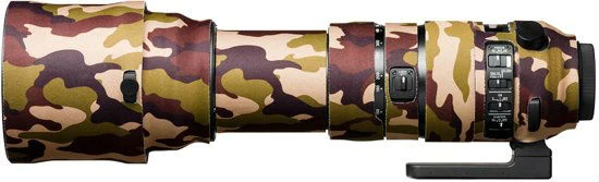 easyCover Objektiv Eiche für Sigma 150-600mm 1: 5-6,3 DG OS HSM S Braun Tarnung
