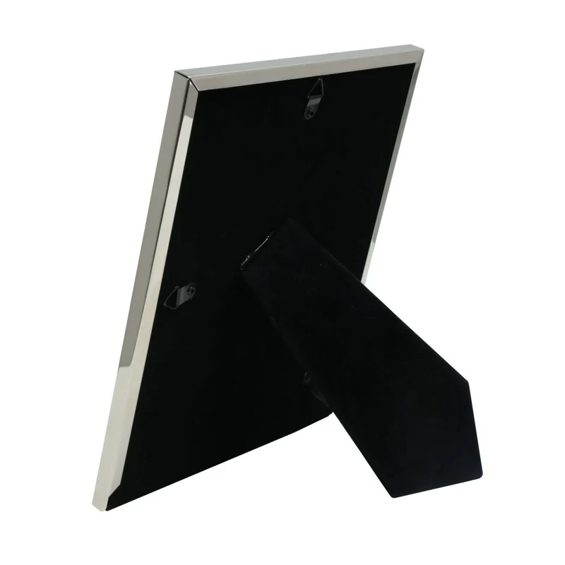 Deknudt Metal photo frame with shiny silver and an accent in matte silver 13x18 S57MJ1