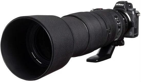 easyCover Objektiv Eiche für Nikon AF-S 200-500mm 1: 5,6 E ED VR Schwarz