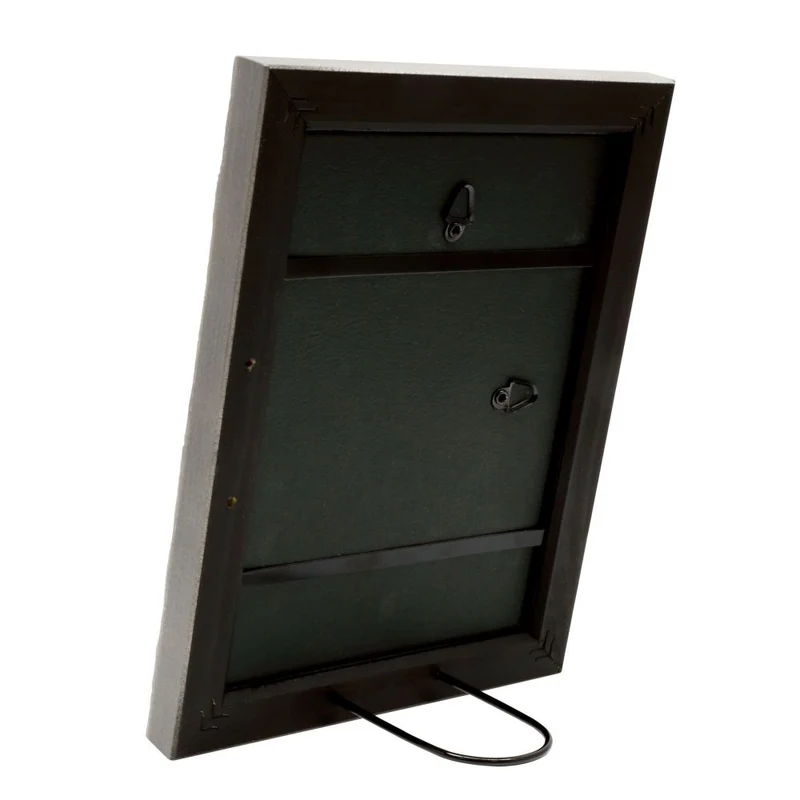 Deknudt Holzrahmen in Grau mit gewellter Struktur 24x30 S46HF7
