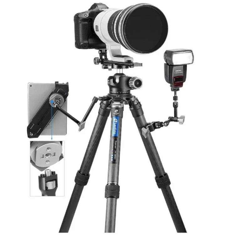 Leofoto AM-4 arm kit mount for IPC iPad holder