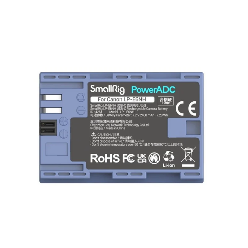SmallRig LP-E6NH USB-C Rechargeable Camera Battery 4264