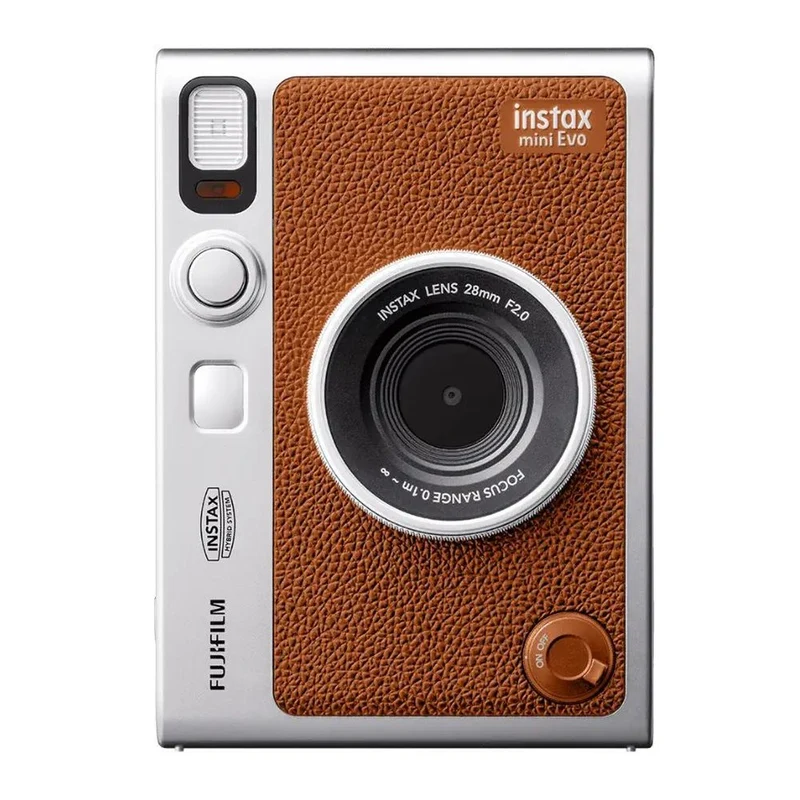 Fujifilm INSTAX mini Evo - Type C instant camera, brown