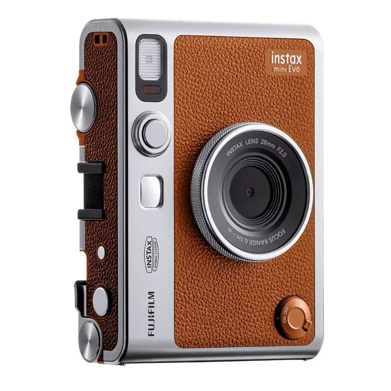 Fujifilm INSTAX mini Evo - Type C instant camera, brown