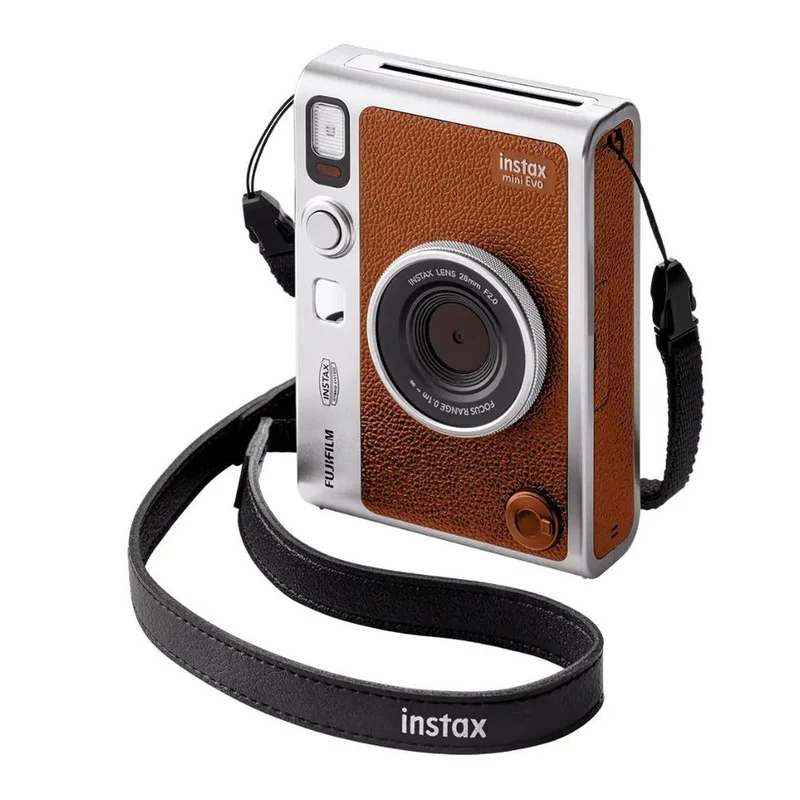 Fujifilm INSTAX mini Evo - Type C instant camera, brown
