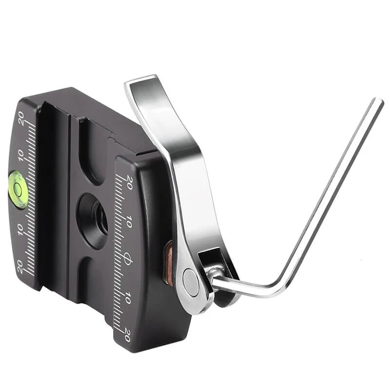 Leofoto LR-50 Quick Release Clamp + NP-50 Schnellwechselplatte