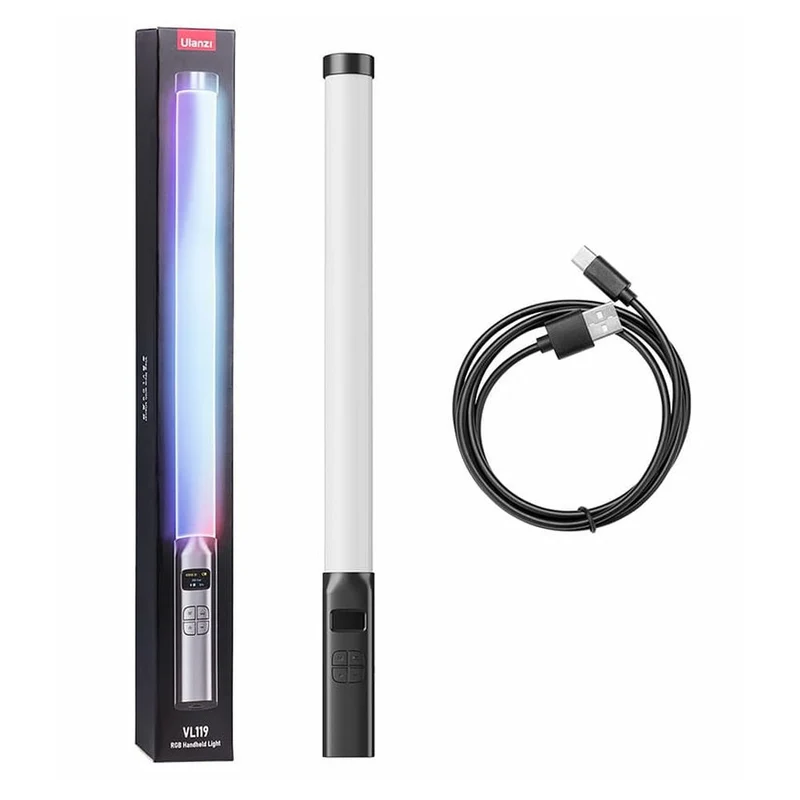 Ulanzi Extra lange Leuchtröhre mit 2000 mAh Akku und Griff