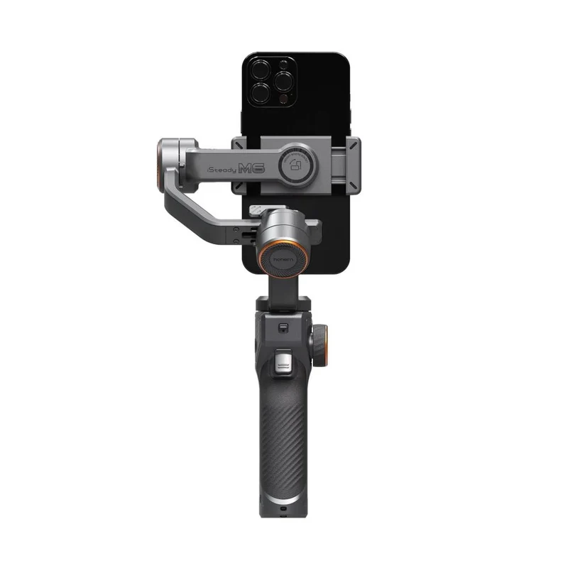 Hohem Pro 3-Achsen-Smartphone-Gimbal inkl. magnetischem Licht mit AI-Tracking-Funktion