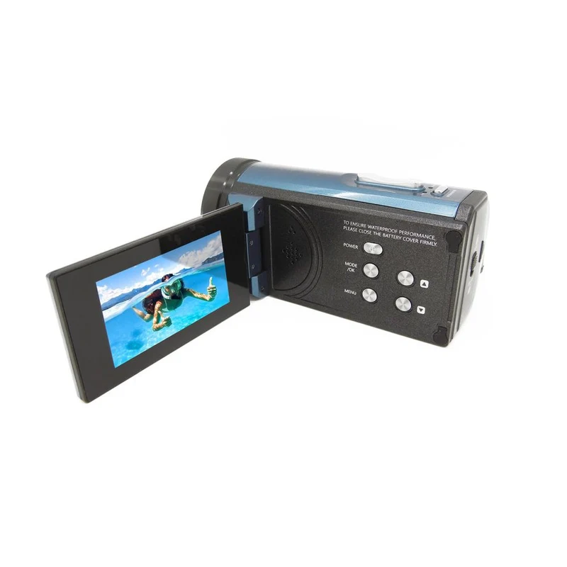 Aquapix WDV5630 Camcorder - Gray Blue