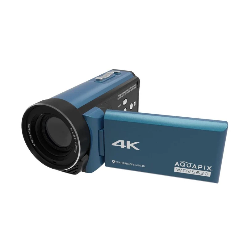 Aquapix WDV5630 Camcorder - Gray Blue