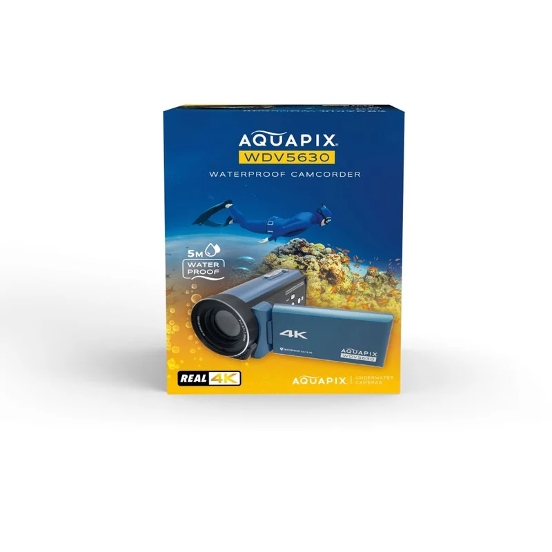 Aquapix WDV5630 Camcorder - Gray Blue