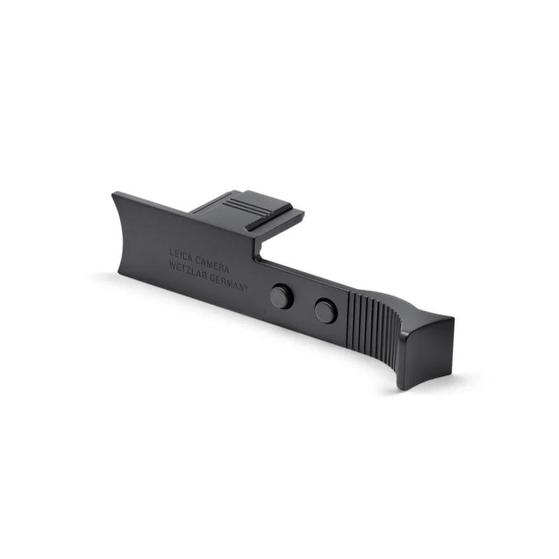 Leica 19533 Thumb Rest Q3, Aluminum, Black Anodized Finish
