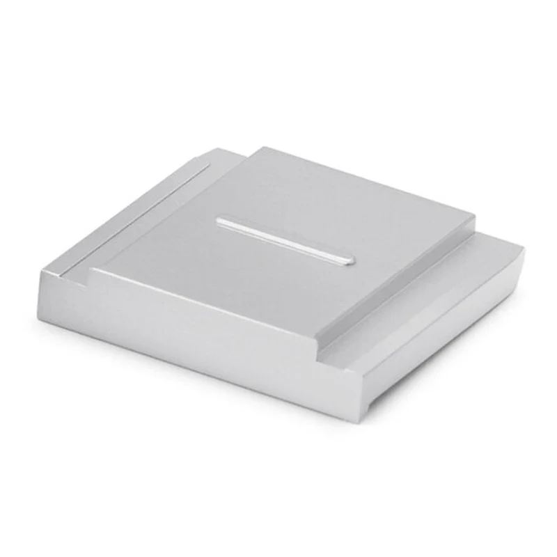 Leica 19655 Hotshoe cover, Aluminum, Silver Anodized Finish