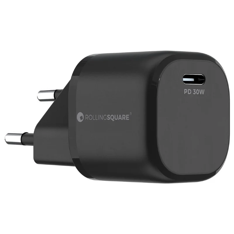 Rolling Square GaN Ladegerät EU 30W schwarz