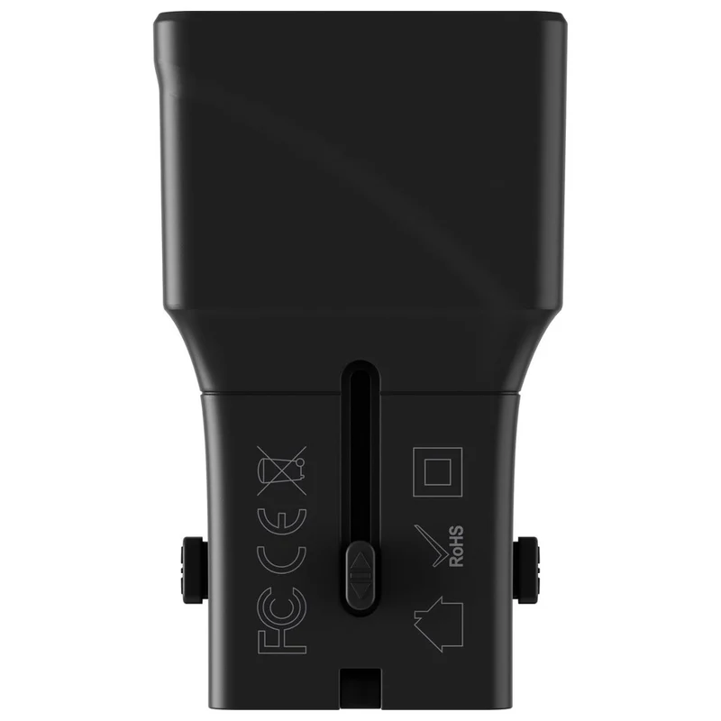 Rolling Square Pocket Reiseadapter schwarz