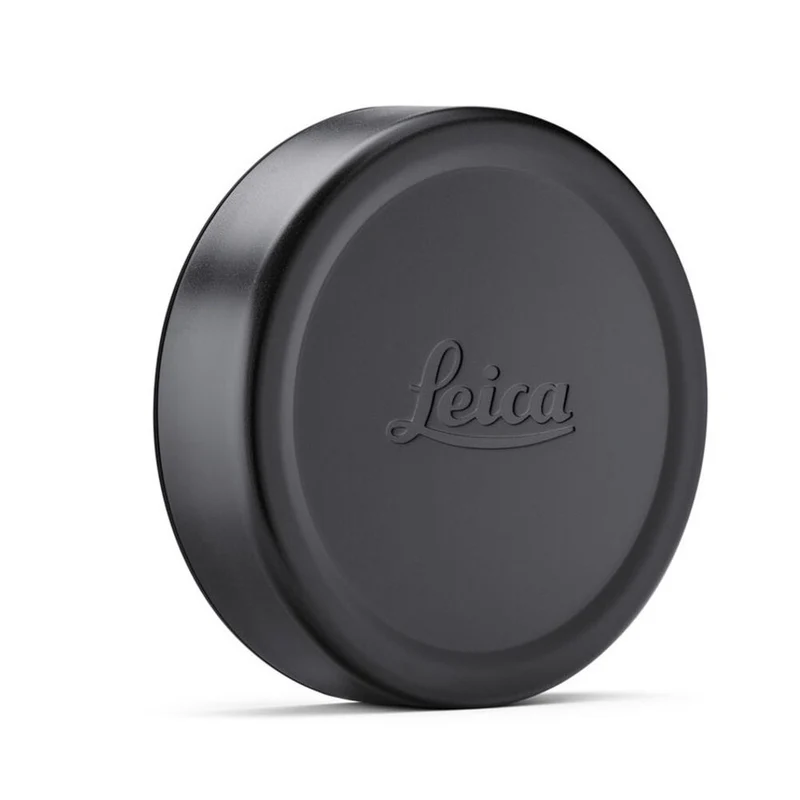 Leica 19673 Lens Cap Q, E49, Aluminum, Black Anodized Finish