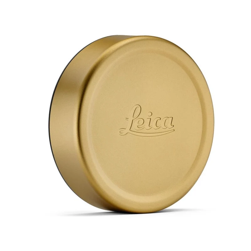 Leica 19661 Objektivdeckel Q, E49, Messing, gestrahlt