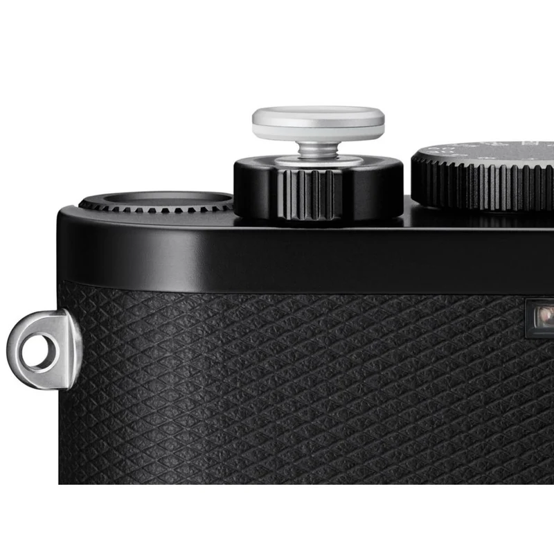 Leica 19672 Soft Release Button, Aluminium, silber eloxiert